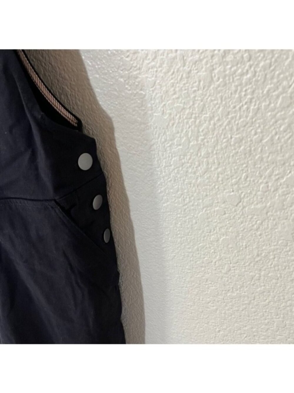 Wildfang Overalls Womens Small Essential Overall Black Denim Pockets NEW - Picture 4 of 6